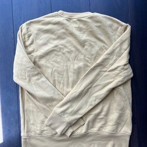 pale yellow mens crewneck